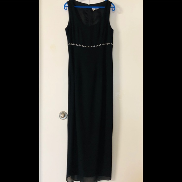 After Dark evening gown formal dress size 8 Sequins Rhinestones decor - Picture 5 of 12